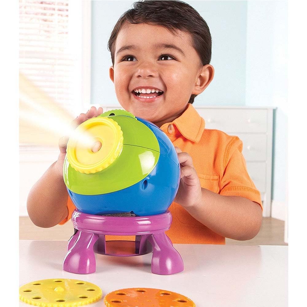 Learning Resources Shining Stars Projector - Space and Planets Exploration for Kids, Astronomy Toys, Toddlers Stargazing Toy, Glow in the Dark Stars, Galaxy and Astronaut Night Lights Observation