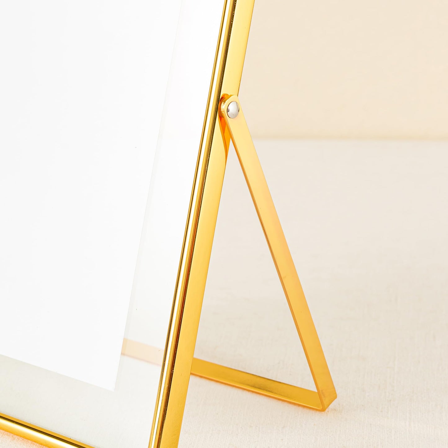 Calculs Cards and Gifts Table Decor 10x8 Inches Floating Picture Frame Wedding Signs Cardbox Decorative Accessories (Gold)