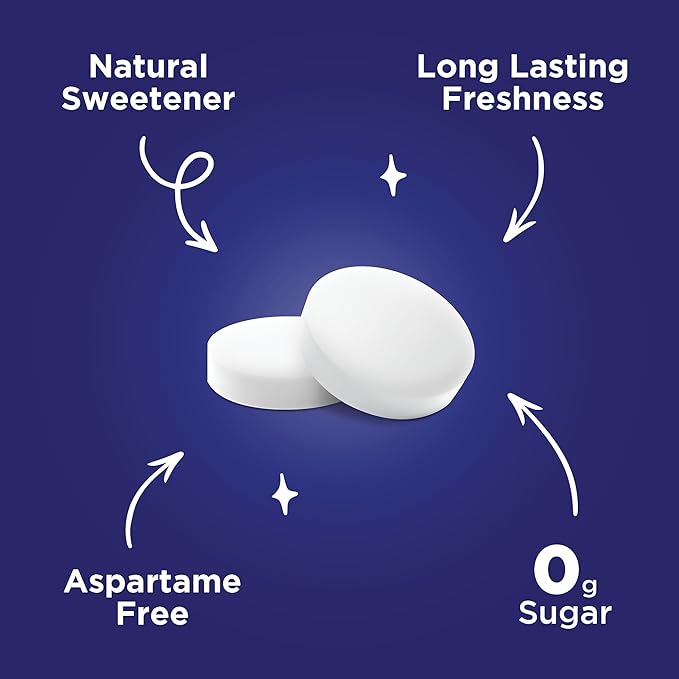 PUR Mints | Aspartame Free Mints | Made with Xylitol | Sugar Free, Vegan, Gluten Free & Keto Friendly | Natural Polar Mint Flavored Mints, 30 Pieces (Pack of 2)