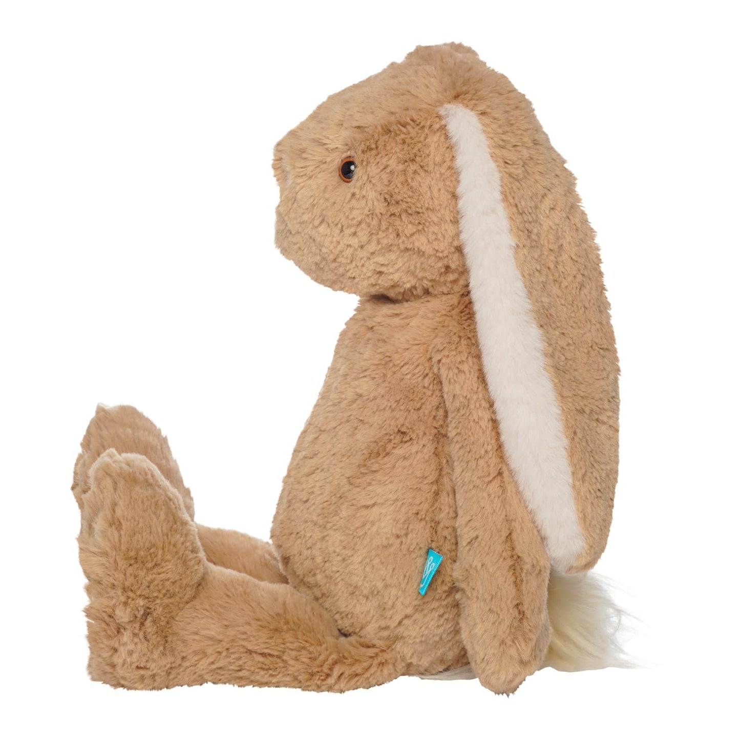 Manhattan Toy Willow The Coffee & Beige Snuggle Bunnies 12" Stuffed Animal with Embroidered Accents
