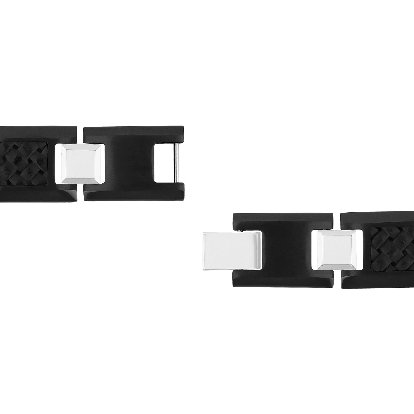 Men's Stainless Steel Bracelet Woven Link Fashion Accessory