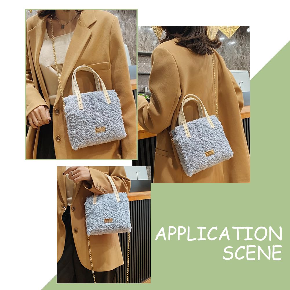 WADORN DIY Knitting Crochet Bag Making Kit, Handmade Woven Tote Bag Making Materials Set Women Shoulder Bag Making Accessories Hand Crafting Yarn Weaving Kit Birthday Christmas Gift, Blue