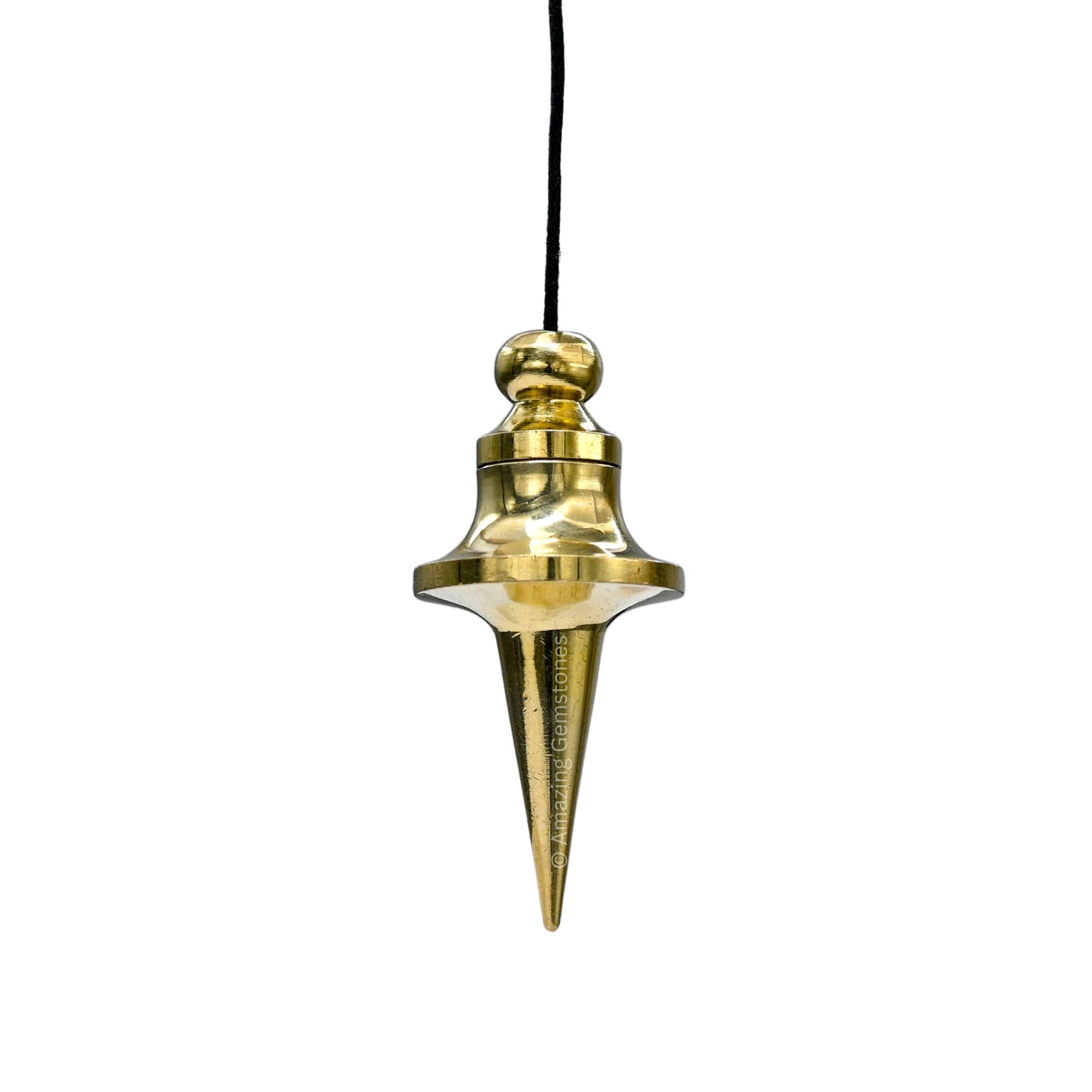 Amazing Gemstone Healing Metal Pendulums for Divination, Gold Disc Cone Long Point Steel Copper Pendulum High Energy Pendulo de Bronce Pendulos de Mesa MP63