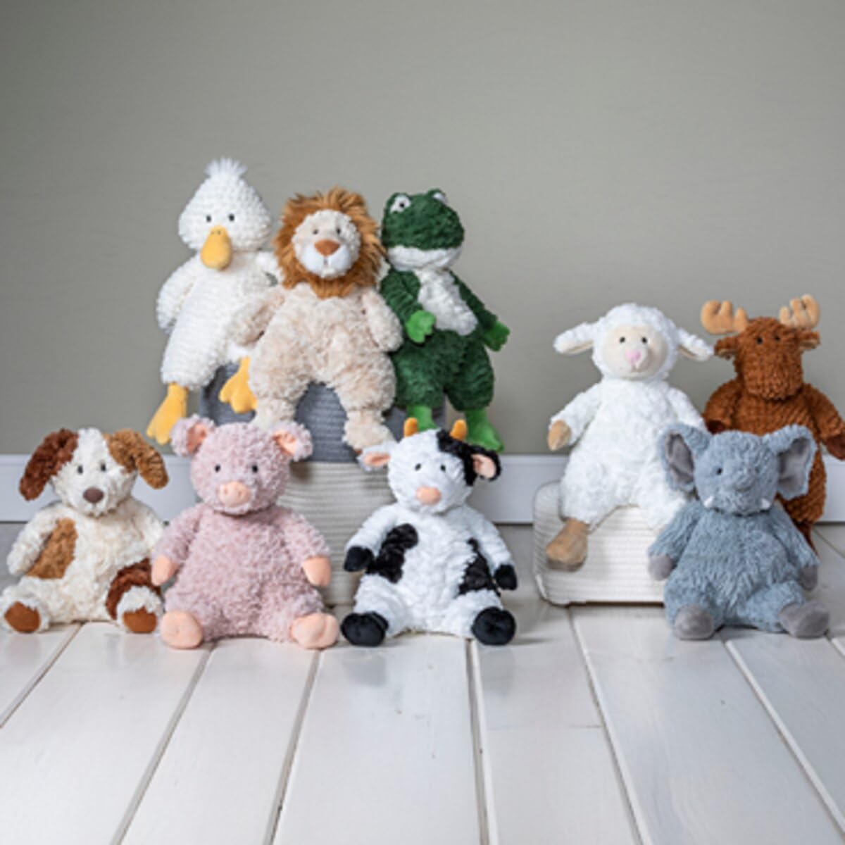 Mary Meyer Stuffed Animal Snuggables Plush Soft Toy, 14-Inches, Lamb