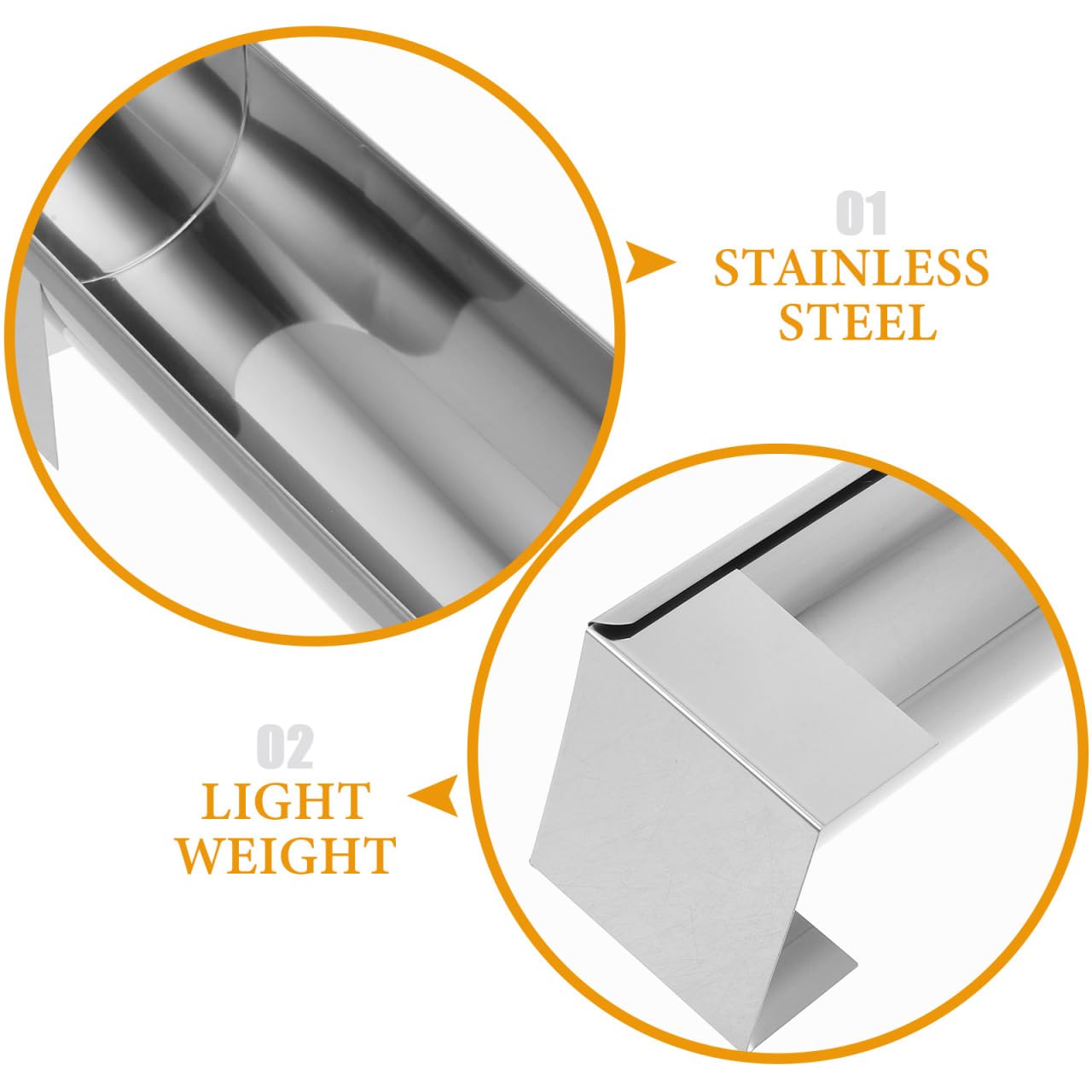DECHOUS U-Shape Cake Mold: Stainless Steel Bread Baking Mold Bakeware Cranberry Biscuit Cake Mould for Home Kitchen Baking