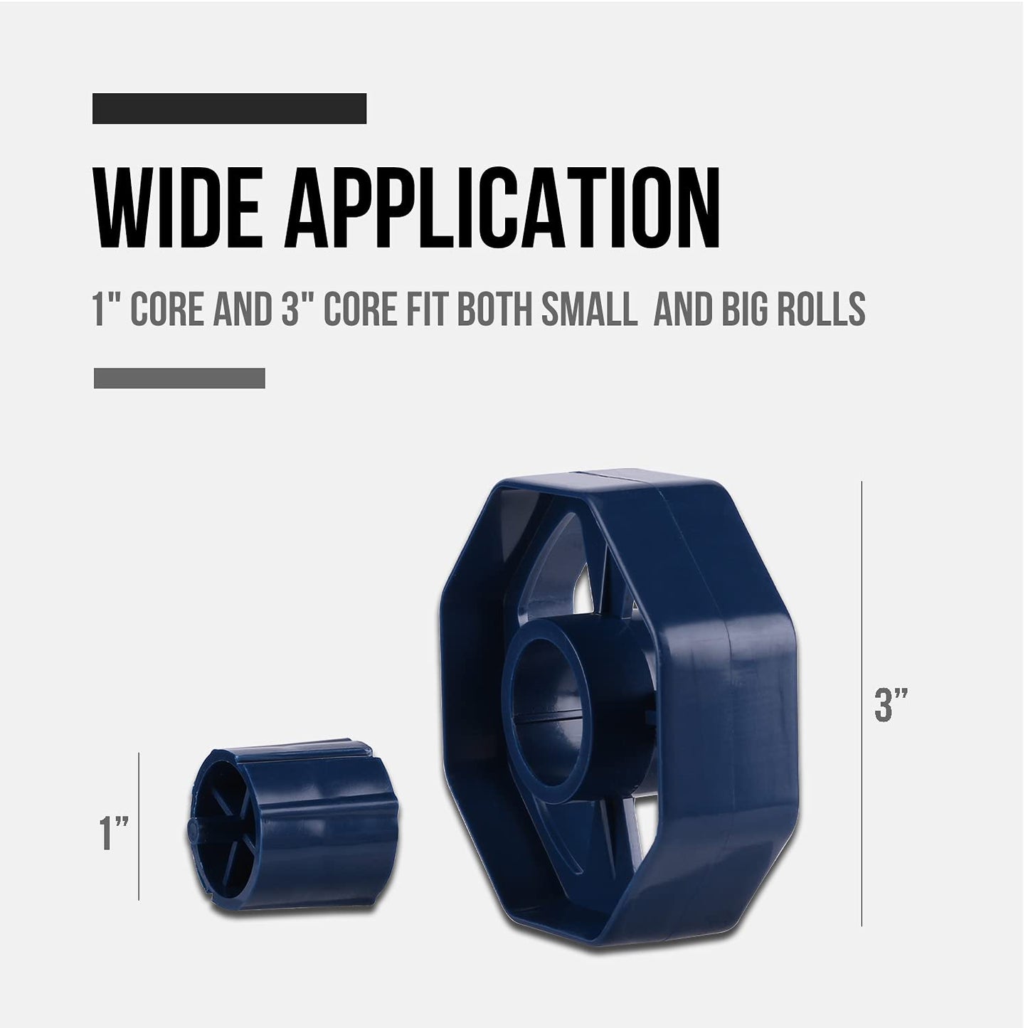Lichamp Heat Tape Dispenser - Sublimation & Heat Transfer Tape for 3 in Core, Non-Slip Base & Weighted Design