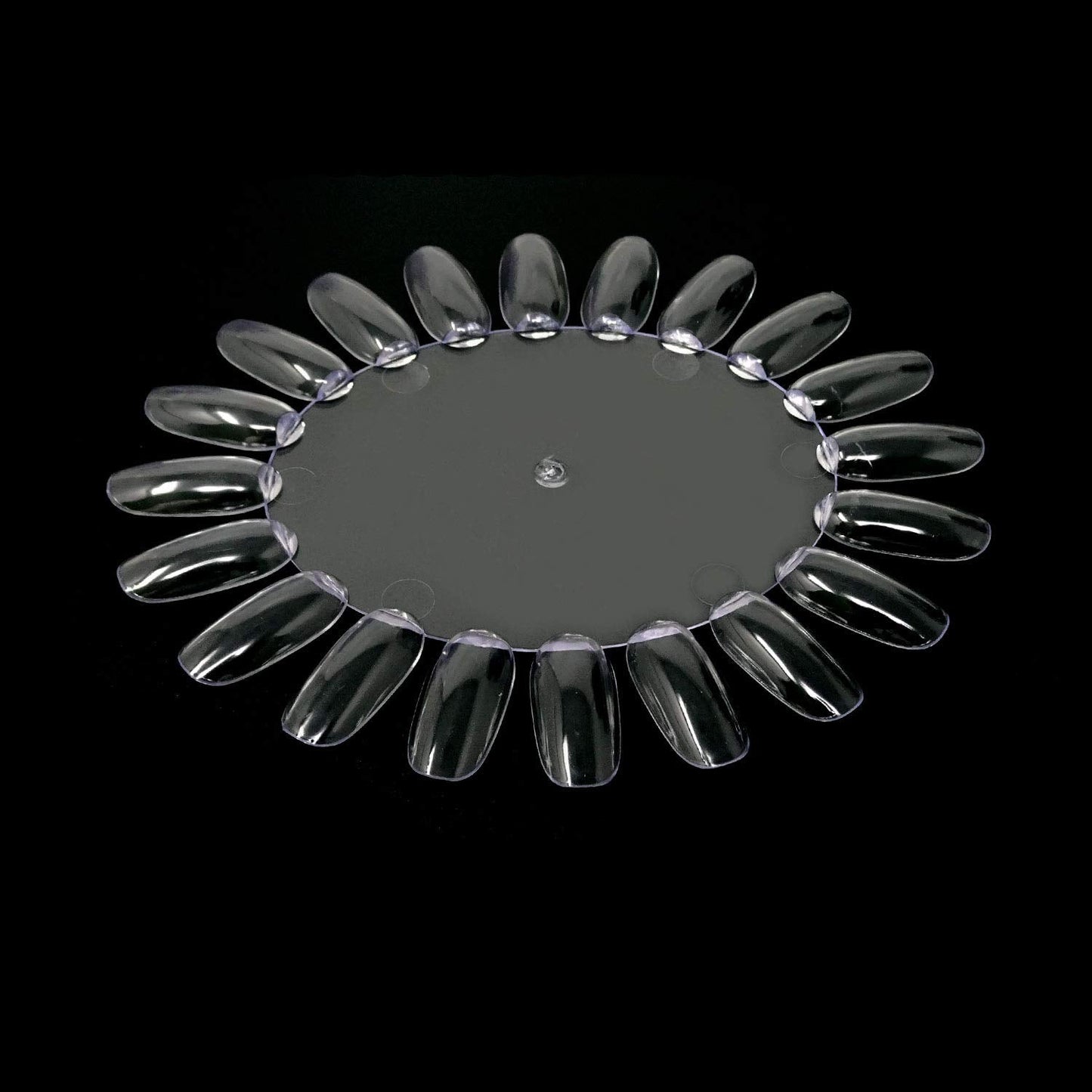 Honbay 20PCS Plastic 20 Tips False Nail Swatches Wheels Nail Art Color Polish Display Wheel for Manicure