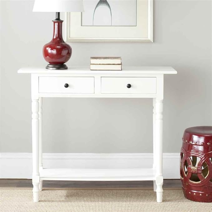 Safavieh American Homes Collection Rosemary Distressed Cream Console Table