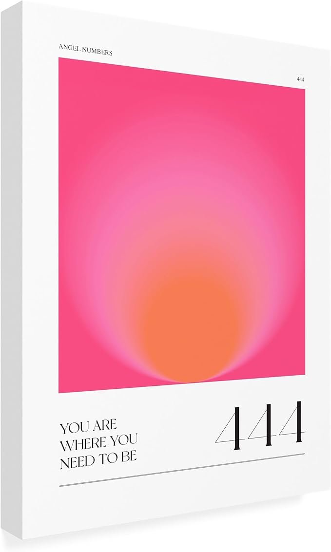 Trademark Fine Art Canvas Wall Art - Valeria Castillo 'Angel 444' Wall Art for Living Room, Bedroom, or Office Décor