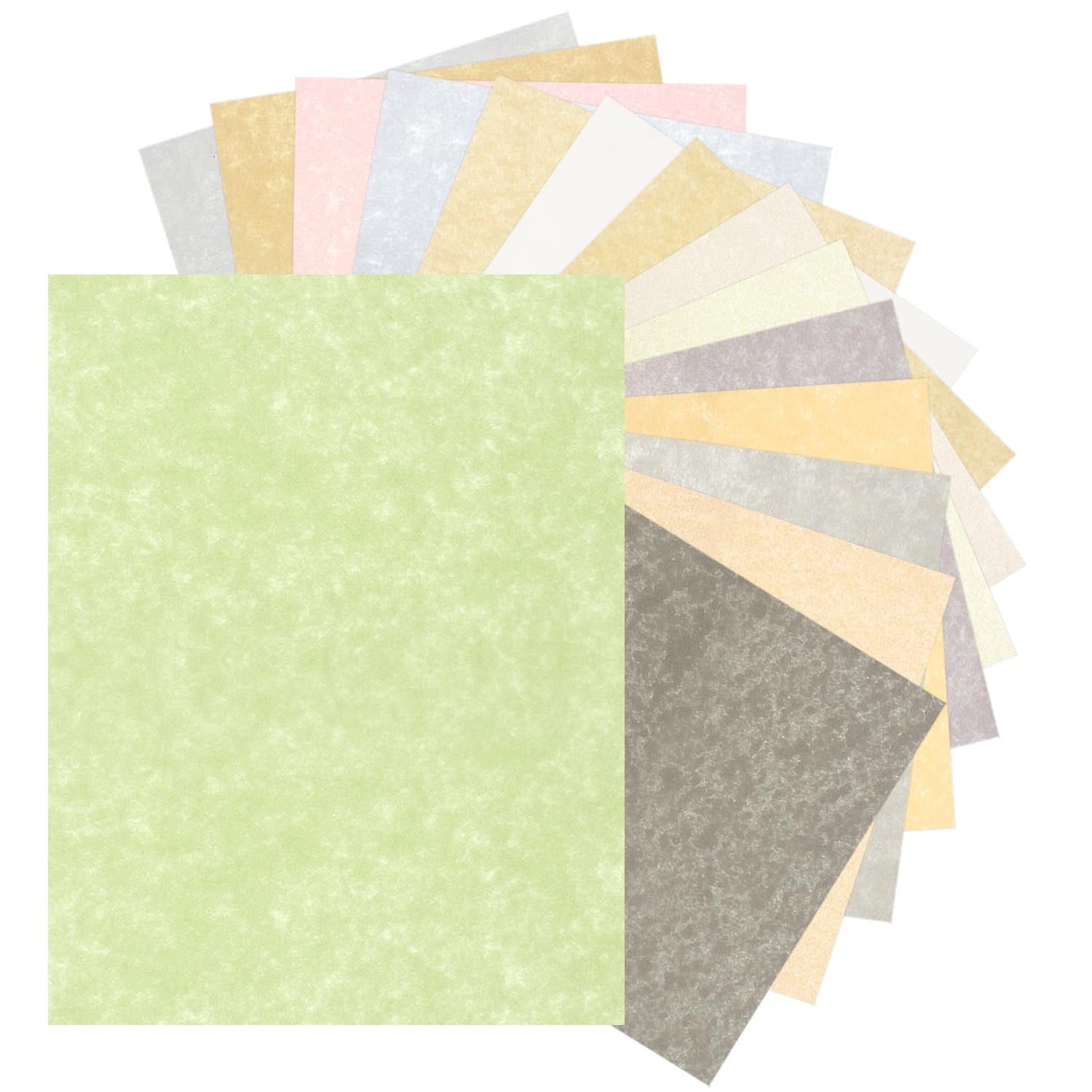 75 Sheets Parchment Paper A4 Size, 15 Pastel Colors (5 Sheets Each) - Premium Quality Texture Paper for Crafts, Scrapbooking, Card Making, DIY Projects, Invitations, Calligraphy(8.5x11 Inch)