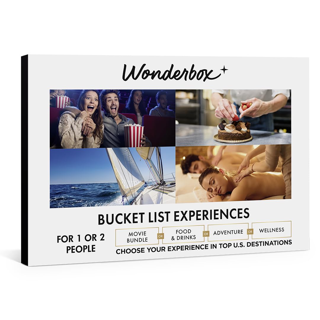 Wonderbox - Original Gift Idea - Experience Gift - Bucket List Experiences - 1 Activity to Choose from a Selection: Ferrari Driving, Dolphin Watching, Speedboat, Airboat for Gators Watching...