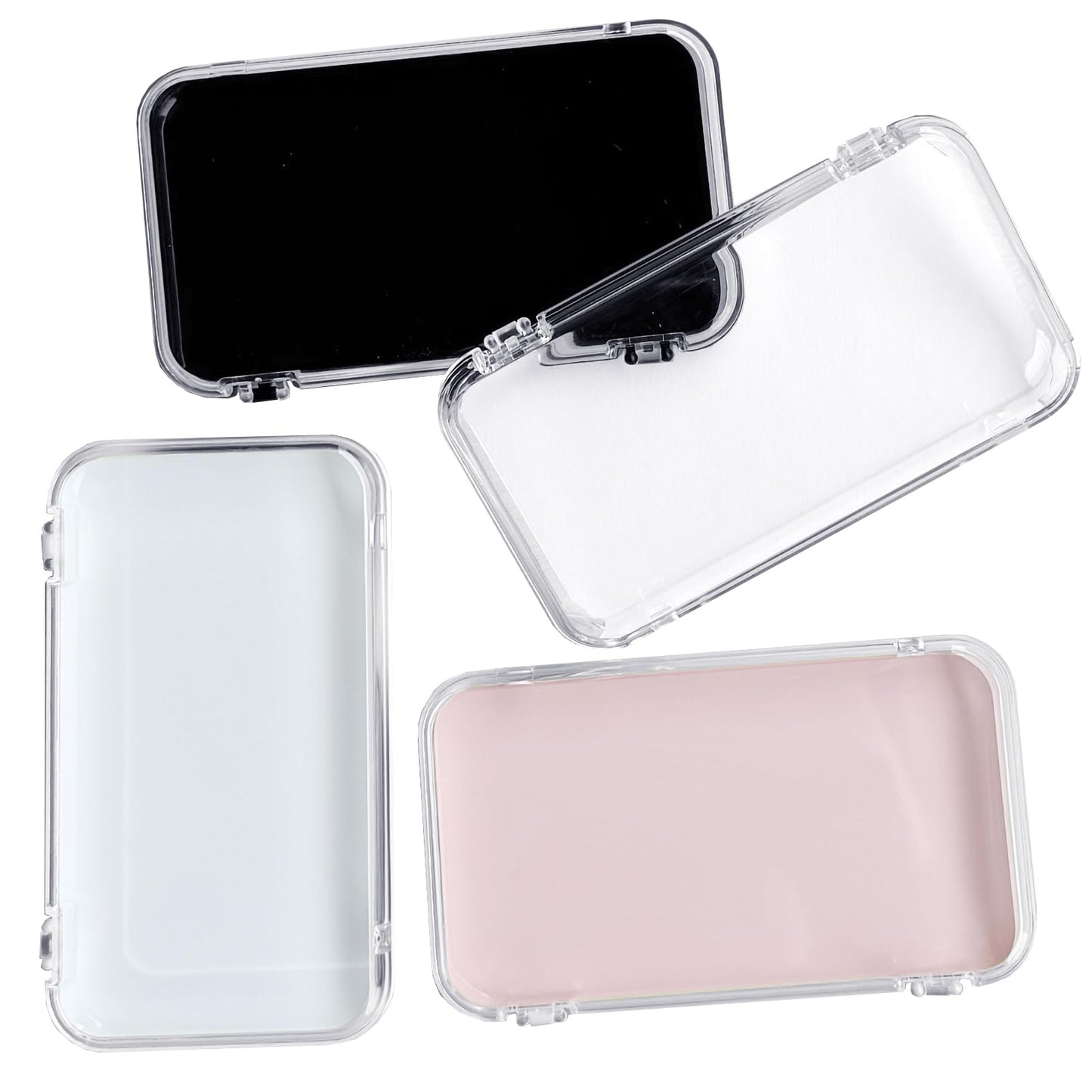 14Pcs Press On Nail Packaging Box Large,Press on Nail Storage Box for Press Ons Long, 5.1”×2.95” Fake Nail Storage Cases with 60 Pcs Adhesive Tape for Fake Nails Storage Display Nail Salon Business
