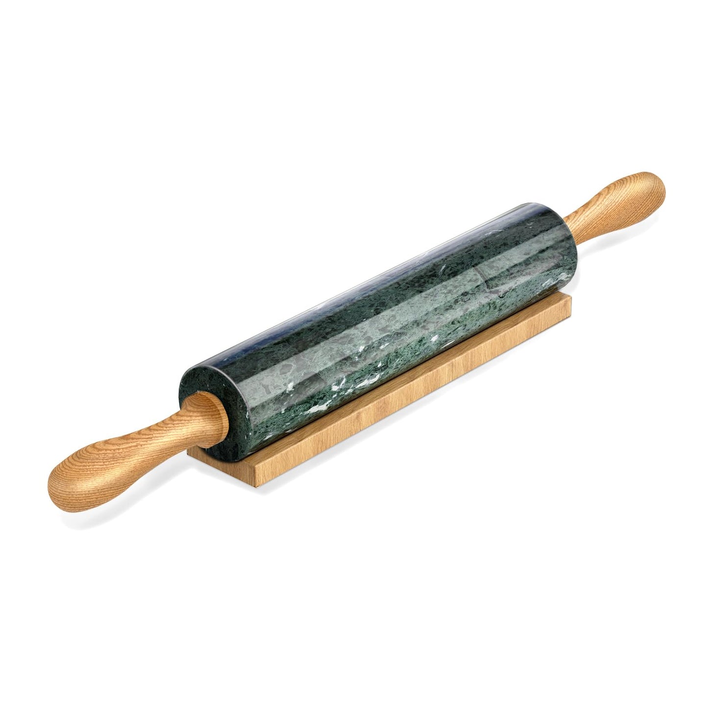 Koville Marble Rolling Pin, Non-Stick Stone Dough Roller, Rolling Pin for Baking,Pasta, Dumpling, Ravioli, Fondant,Pie Crust, Kitchen Baking Pastry Tools