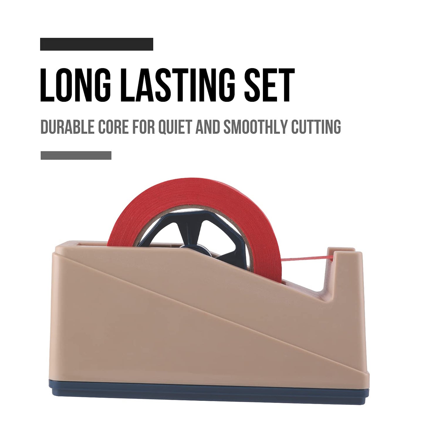Lichamp Heat Tape Dispenser - Sublimation & Heat Transfer Tape for 3 in Core, Non-Slip Base & Weighted Design