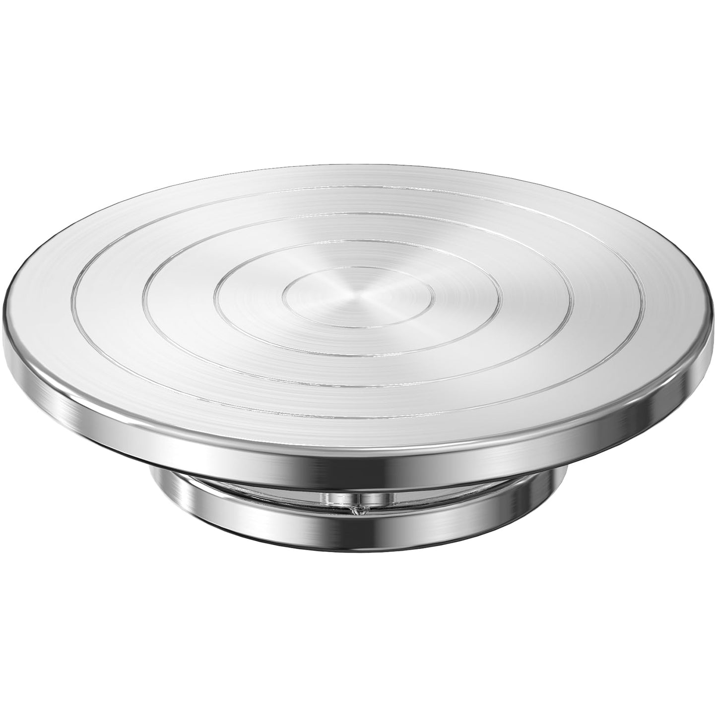 Yncotte Pottery Wheel, 7 Inch Sculpting Wheel Double-Sided Banding Wheel Pottery Turntable Aluminium Alloy Metal Rotating with Ball Bearings for Ceramics Clay Model Making Cake Decor Paint Spraying