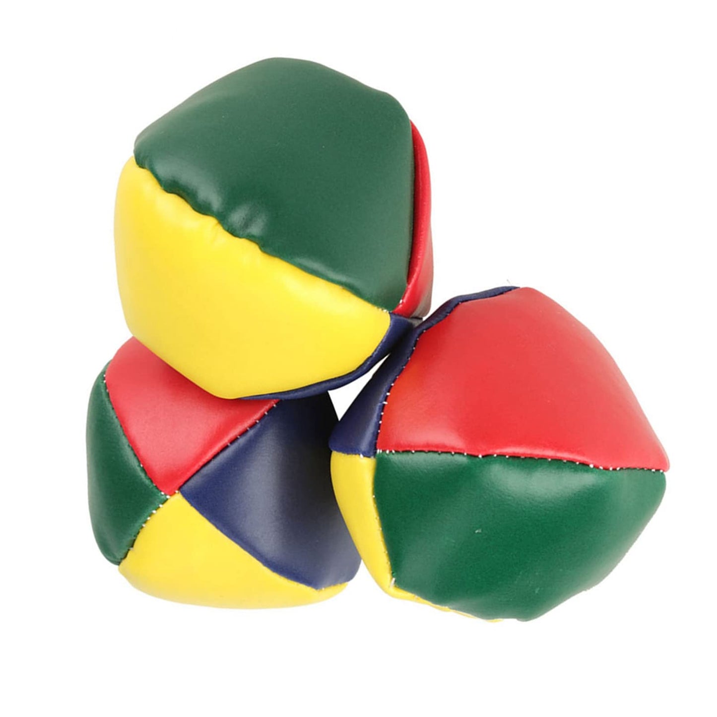GLOGLOW Nan Baby Toy Balls Set, PU Leather Lightweight Juggling Balls for Toddlers, Fun Learning Prop for Circus Beginners with Soft Grip and Flexibility Training Children's Outdoor