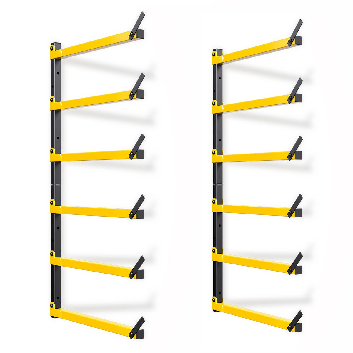 Lumber Storage Rack Folding Wood Storage Racks Wall (2 Count)