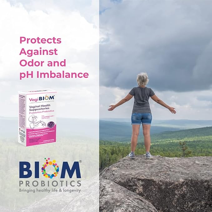 Lactobacillus Suppository: Microbiome Flora balance and Odor Control Regimen; Balance and Nourishes Healthy Flora; Paraben-Free Preservative-Free