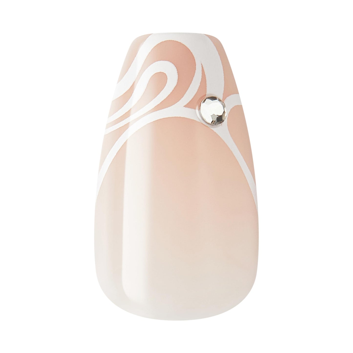 KISS Impress No Glue Mani 30 Pcs Press on Nails, Easy Apply, Hassle-Free Removal, Simple Peel & Press, Essential Tools Included, Prep Pad, Instructions Sheet, 1 Manicure Stick, 1 Mini File (Coy)