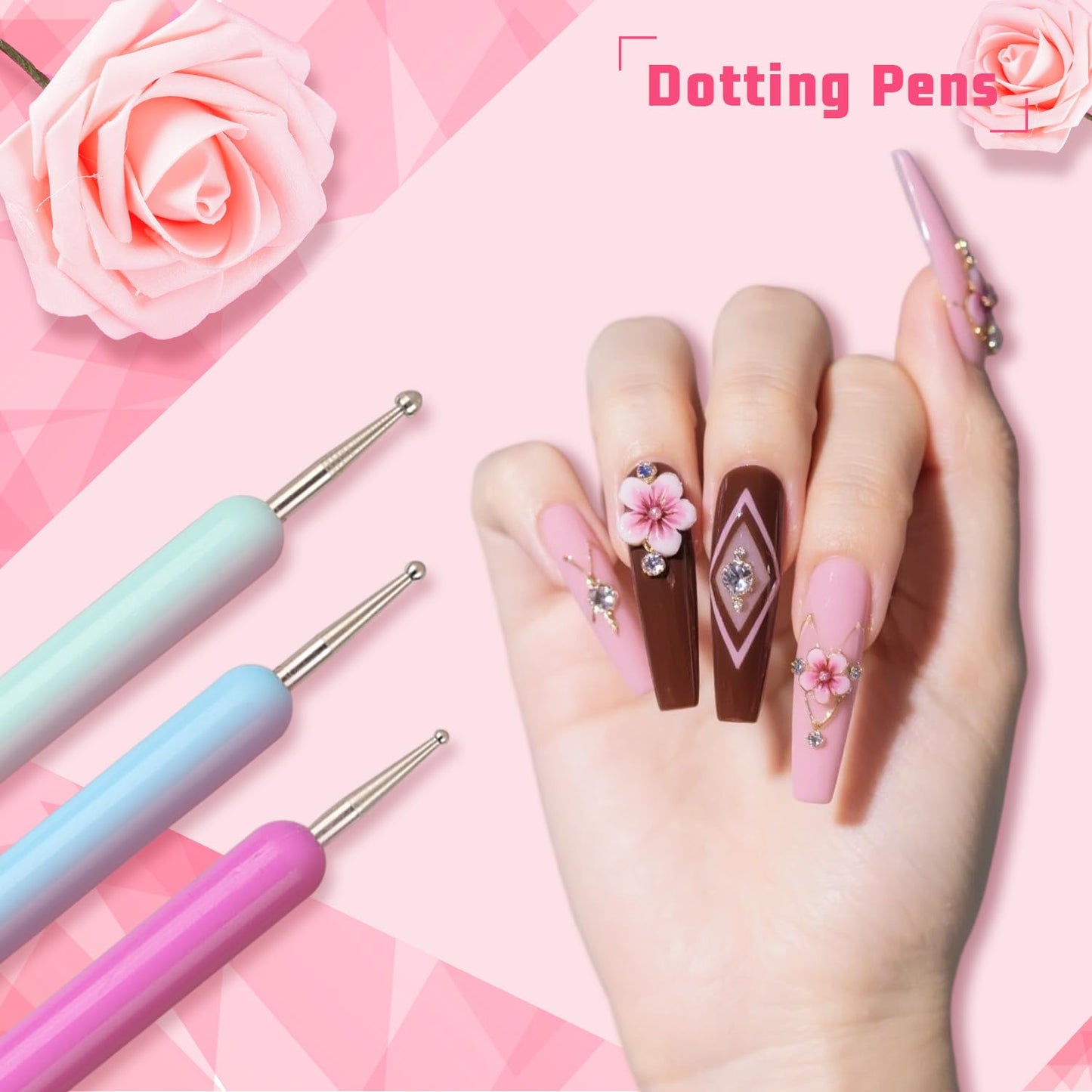 Sponge Pat Paint Nail Gel, Ombre Nails Gradient Gel Nail Blush Blooming Aura Nails Drawing Stripper Floral Painting DIY Nail Art, No Wipe, UV/LED Curing (16 Colors N)