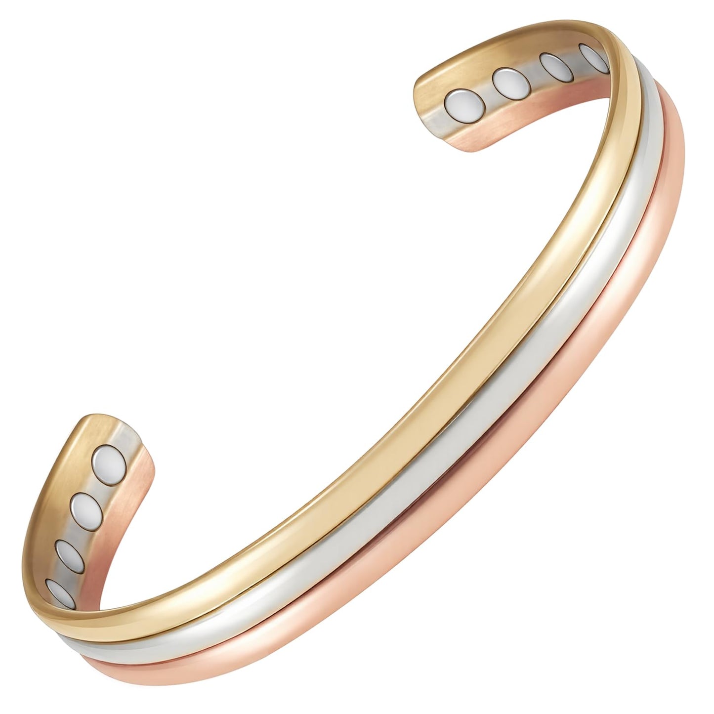 EnerCoppeX Copper Magnetic Bracelet for Women, Pure Copper Bracelet with 3500 Gauss Healing Magnets