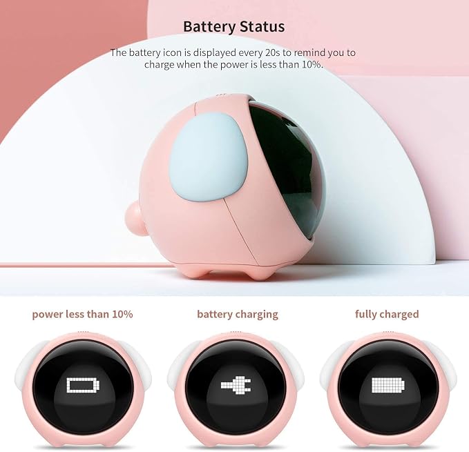 Kids Alarm Clock, Dual Alarm Setting, Adjustable Brightness Night Light, Voice-Activated,Temperature Detection, Wake-up Alarm Clock, Toy and Gift for Toddler, Children, Students, Boys&Girls