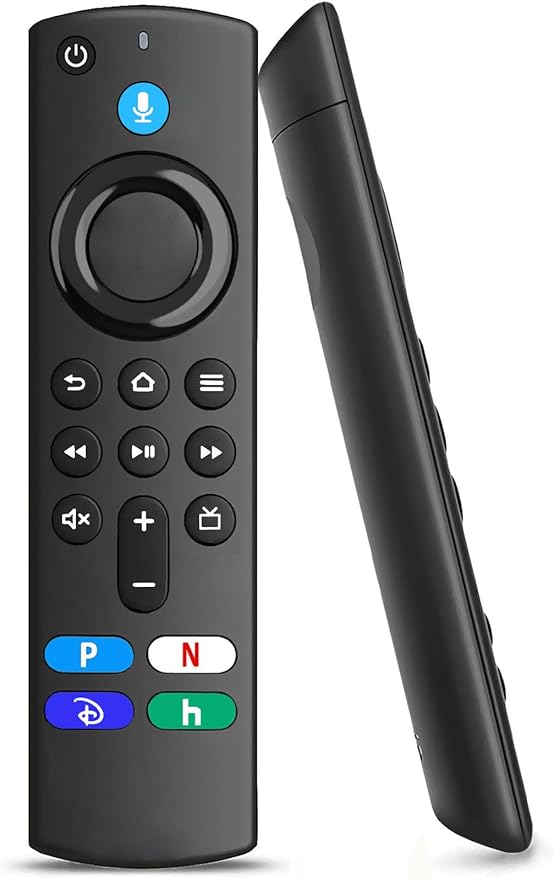 New Replacement Voice Remote for Stick 4K TV, forTV 3rdGen, forTV Stick/ 4K Max/ 3rd Gen/ 2nd Gen, Lite, Cube (1stGen & 3ndGen), for TV (3rd Gen, Pendant Design)