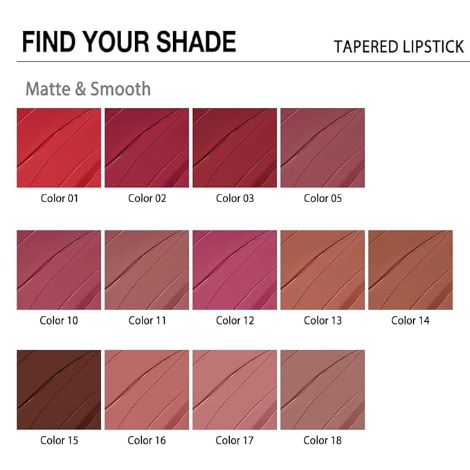evpct Antique Rose Gradient Matte Lipstick Lip Liner Crayon Combo Pencil Set for Women Long Lasting Waterproof, Light Dusty Rose Matte Cream Lip Liner and Lipstick Combo, Flawless Gradual Ombre Effect