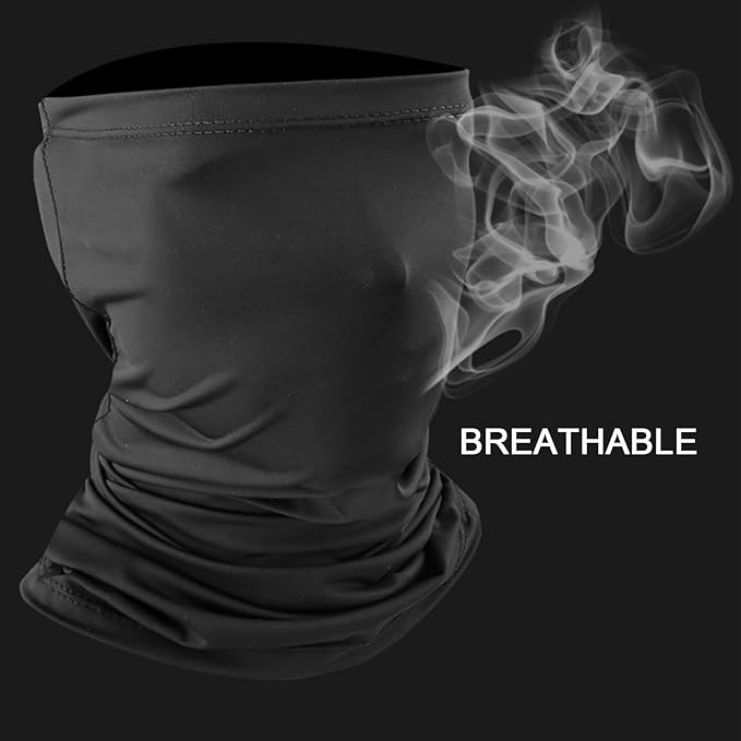 UV Protection Cooling Neck Gaiter Face Mask Scarf for Men - Windproof Neck Cover Bandana Neck Warmer Mask