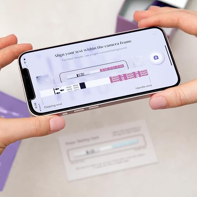 Proov - 4-in-1 Fertility Test for Women - Ovulation & Pregnancy Test Strips - Monitors FSH, LH, PdG & hCG - Promote Chance of Pregnancy - Fertility Hormone Tracking - 1 Cycle Test Kit - 20 Tests