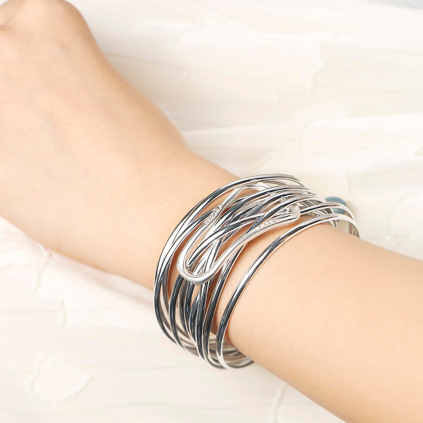 Leopard Bracelet for Women, Boho Leather Wrap Multi-Layer Pearl Crystal Bracelet Bangle Jewelry (PU Leather1)