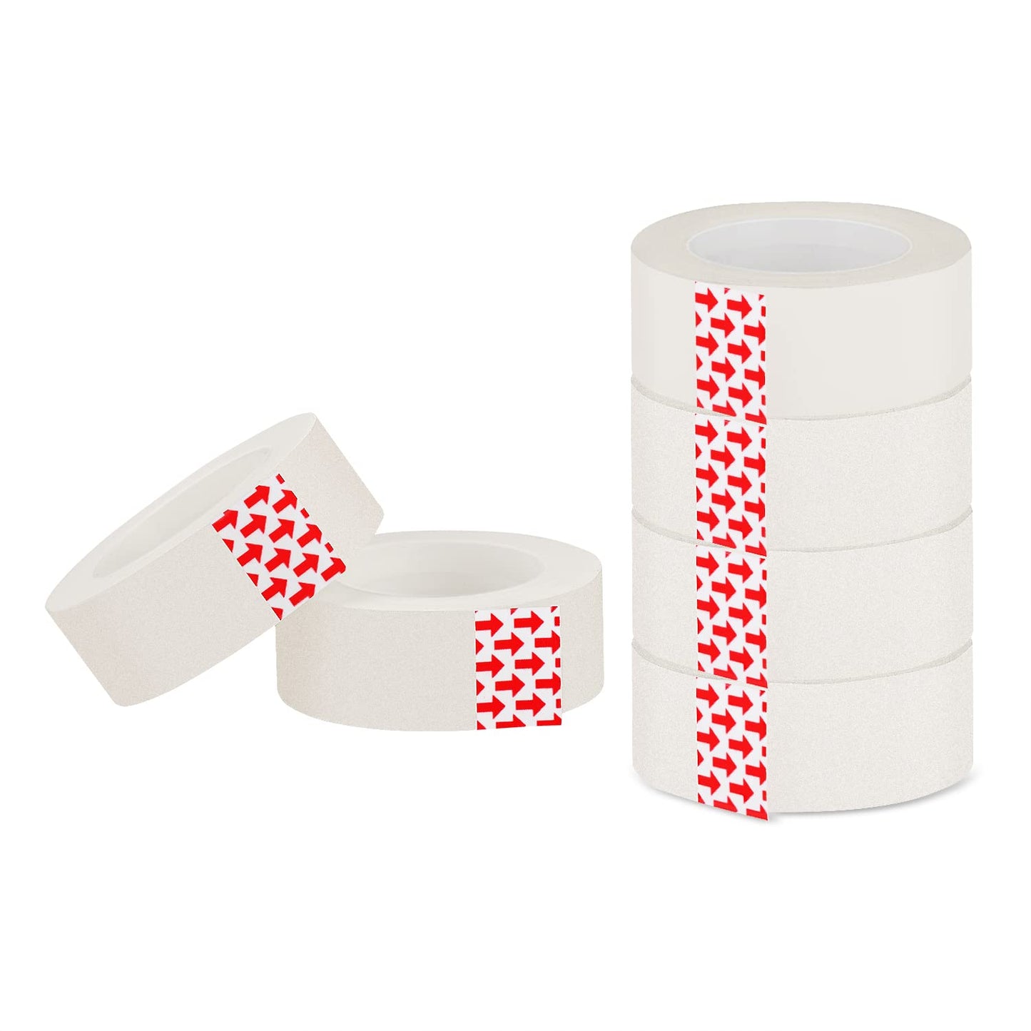 Amazon Basics Matte Finish Tape, 6 Pack, 3/4" Width x 1000" (27.8 yds) Length, Translucent