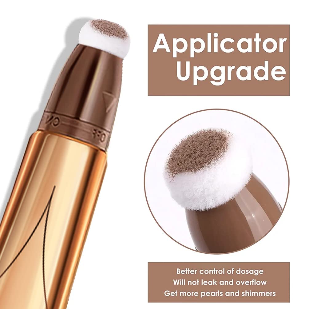 Liquid Blush Beauty Wand, Face Concealer Contouring With Halo Glow Liquid Filter Long Lasting & Smooth Matte Finish Liquid Illuminator Makeup Stick (02 Peach Pink)