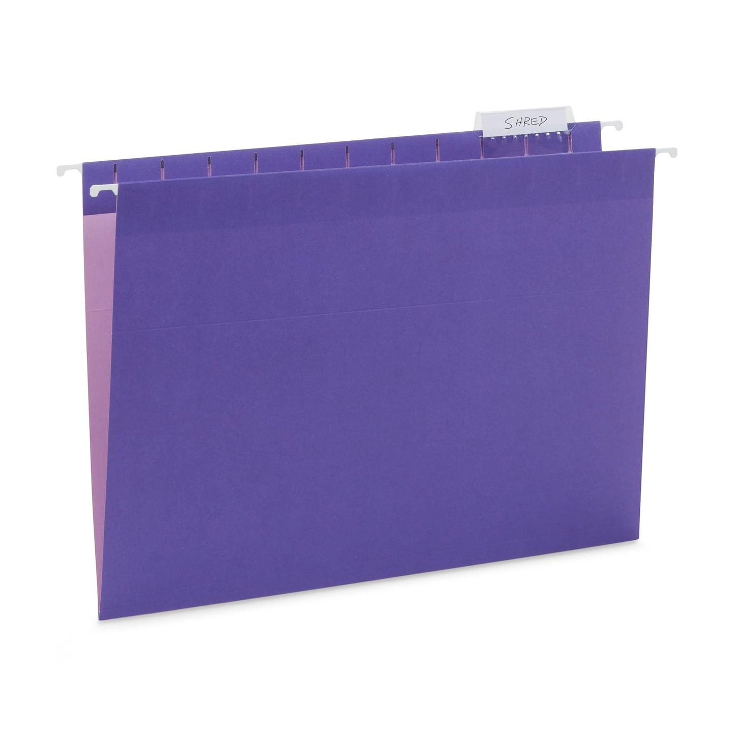 Blue Summit Supplies 25 Jewel Tone Hanging File Folders Letter Size with Tabs, Reinforced Hanging File Folders Jewel Tone, Includes Plastic Tabs and Inserts