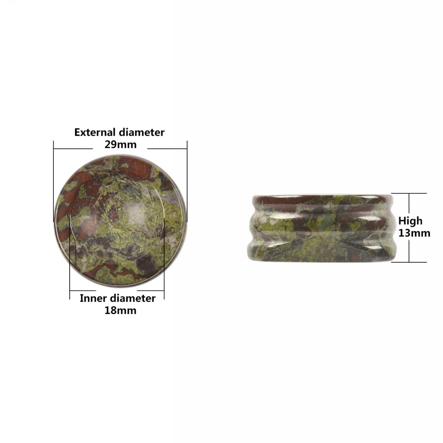 Justinstones Natural Dragon Blood Jasper Gemstone Egg Crystal Healing Chakra Meditation Home Office Decor Stone with Stone Stand
