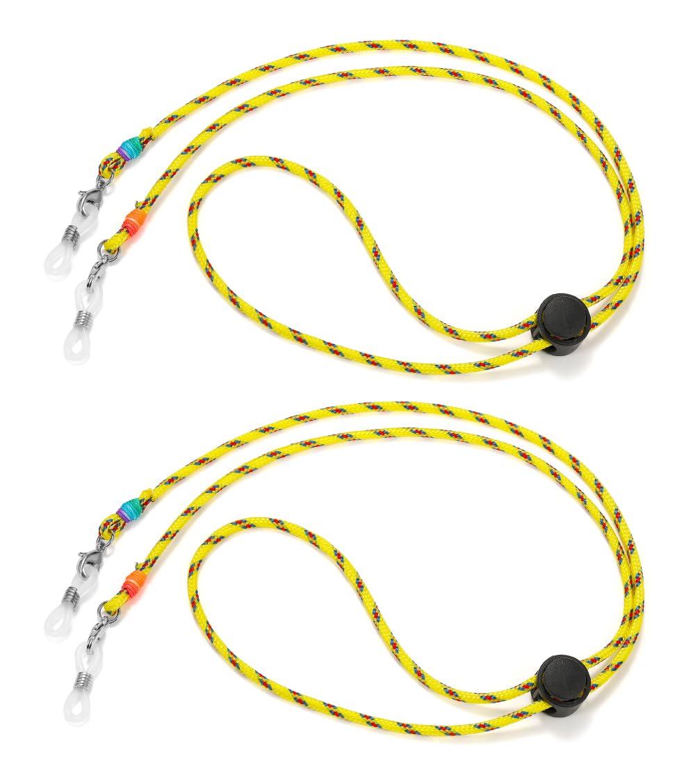 humlbird Glasses Strap Eyeglass Holder Strap for Eyewear Eye Glass Chain for Women Yellow