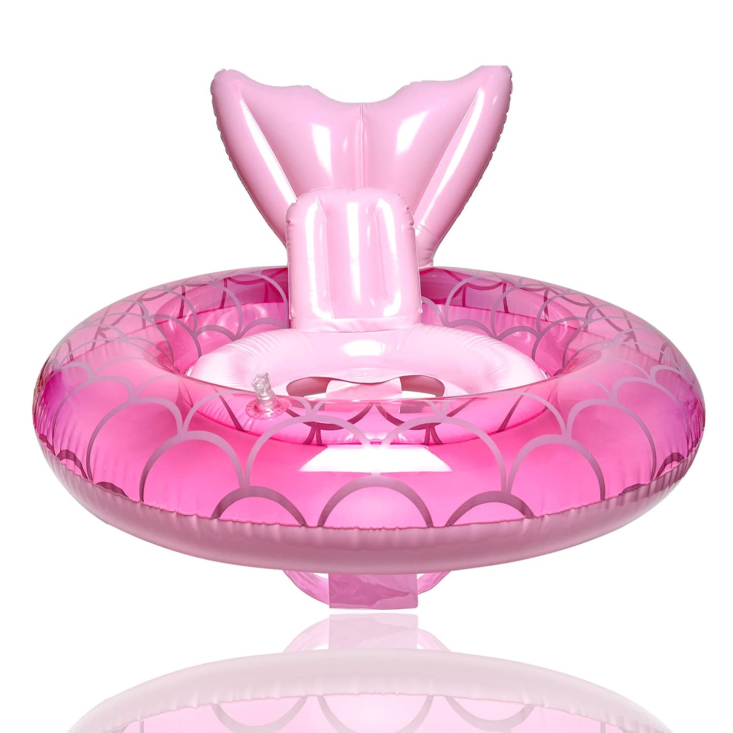 ZEYGLXC 2023 New Mermaid Baby Swimming Pool Floats,Inflatable Pool Swim Ring with Seat and Handle for Babies Toddlers Infant Training Summer