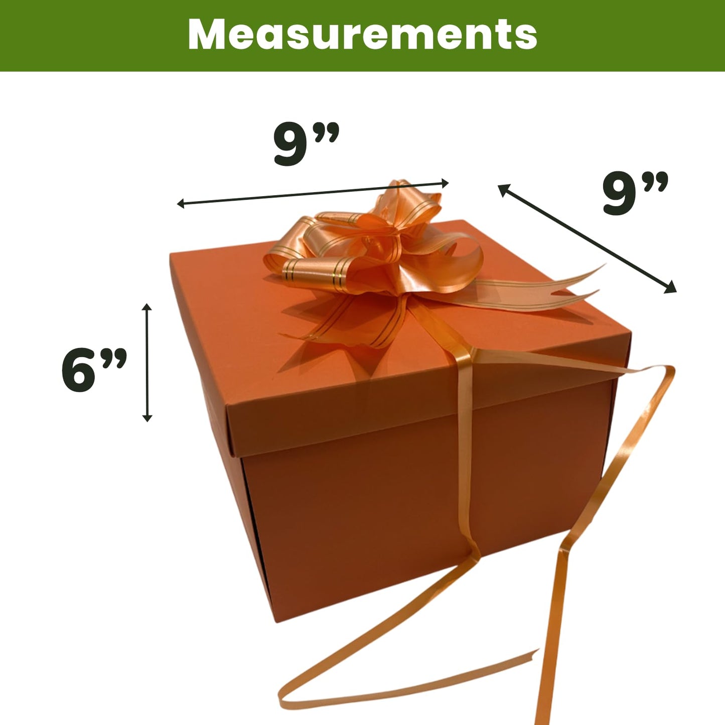 LOOMROOT Gift Box for Holidays, 5 Layer Surprise Picture Box Opens Up, Multi Layer DIY Photos Gift for Birthdays (TANGRINE)