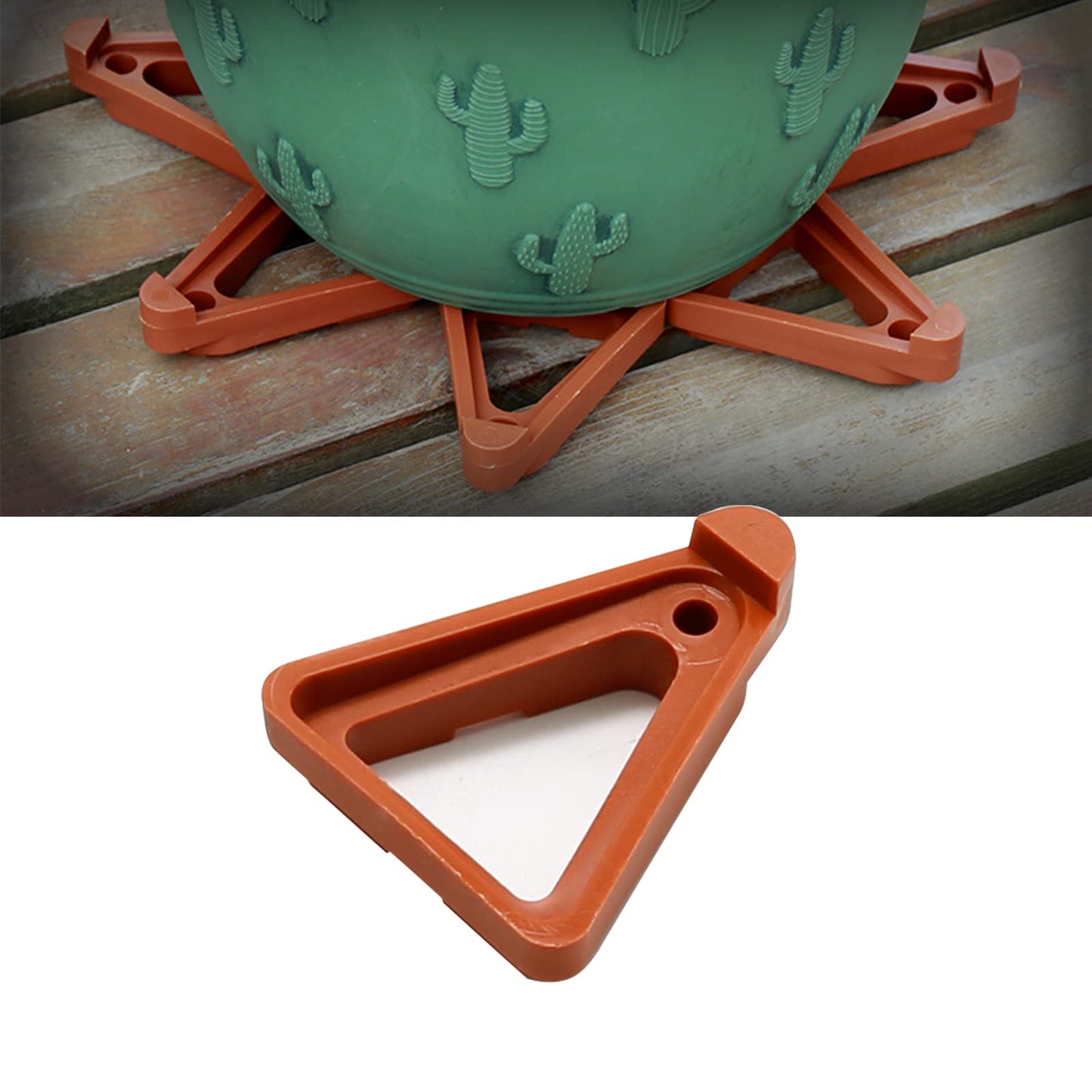 DUZFOREI 20 PCS Black Plant Pot Feet, Planter Lifter, Suitable for Indoor and Outdoor Gardening Plant Bracket, Enhanced Ventilation