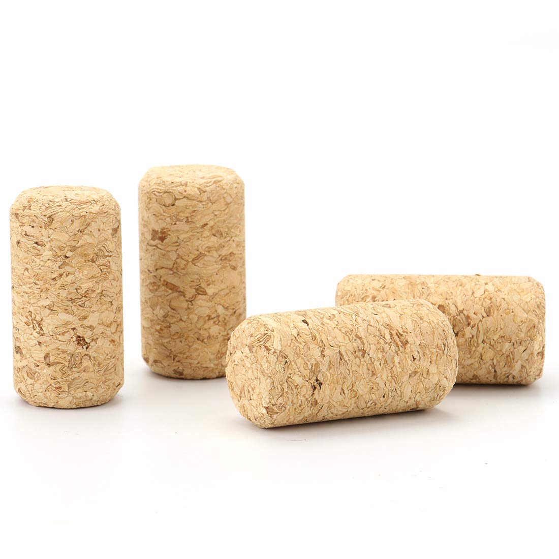 Tosnail 150 Pack Blank Wine Corks Straight Corks Wine Stoppers for Ornament Making, Arts and Crafts Projects- 15/16" x 1.75"