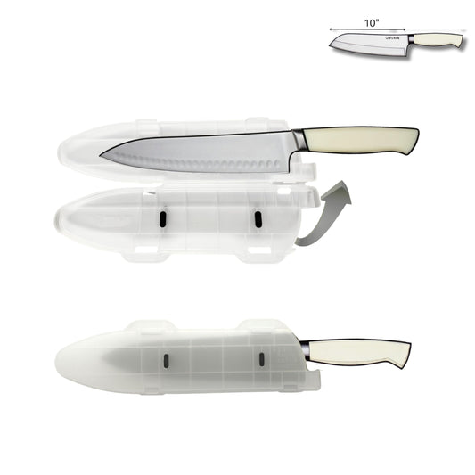 Agilux Blade Guard 10" Knife Blade Protector Made in USA Safe Storage and Transport for Kitchen Knives Protects Edges in Drawers Travel Camping RV