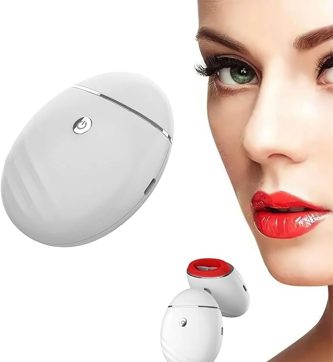 Electric Lip Vacuum Plumper,Lip Plumper Device,Lip Enhancer Plumper Tool,Automatic Lip Enhancer Fuller Device,Bigger Lip Suction Plumper Tool,3 Gears Lip Augmentation Beauty Device (White)