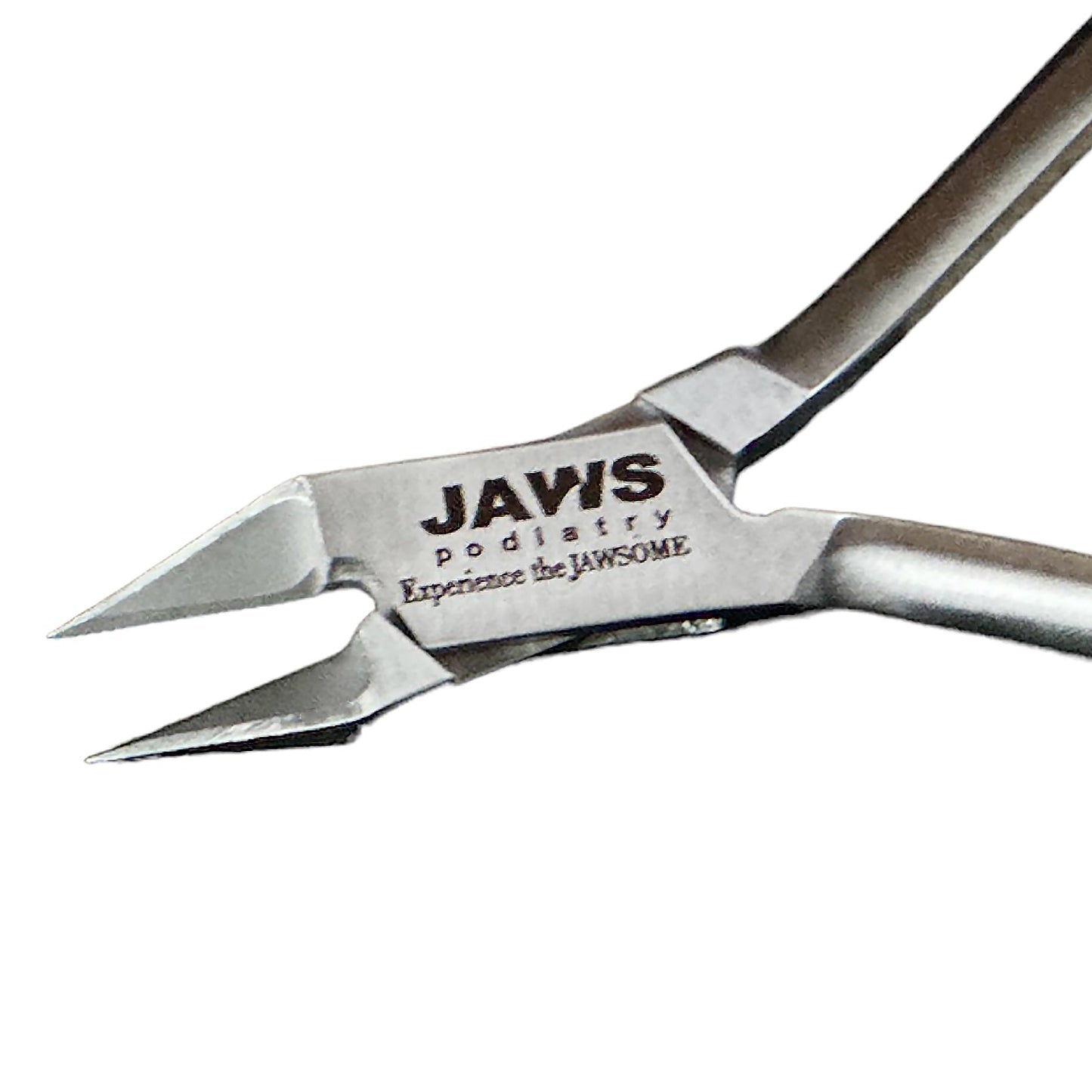 Jaws Podiatry Toe Nail Clippers, Surgical-Grade Stainless Steel, Precision Cutting, Double Action Blades, Compact Design, Silver