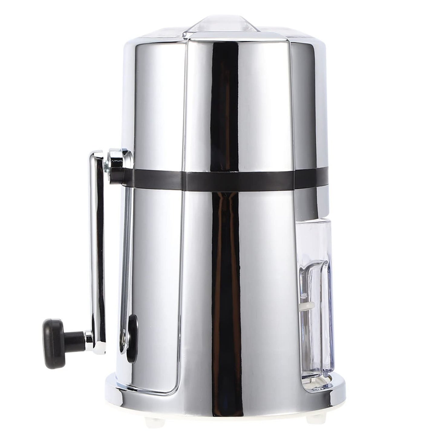 Manual Ice Crusher, Hand Crank Ice Crusher, Commercial Household Portable Shaved Ice Crusher Ice Shaver with Stainless Steel Blade for Snow Cone, Slush