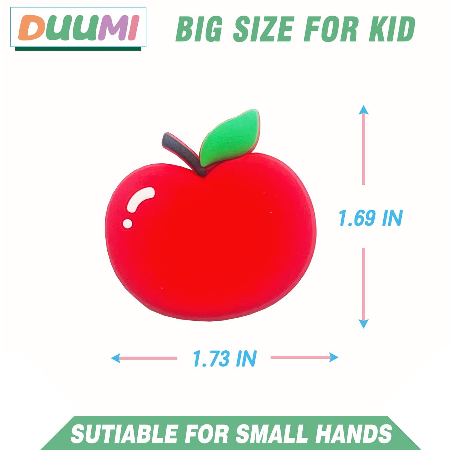 Fridge Magnets for Toddlers 1-3, Fruit Refrigerator Magnets for Kids, 3D Design Magnetic Toys for Toddlers, Durable & Large Size, Full Back Magnet Cute Toy, Early Education Gift for Baby