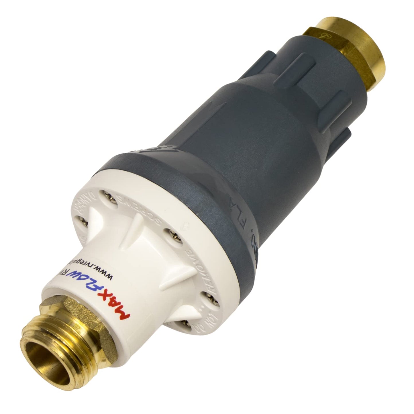 MAX FLOW RV WATER PRESSURE REGULATOR - Safe Pressure Without Restricting Flow! (Made in USA)