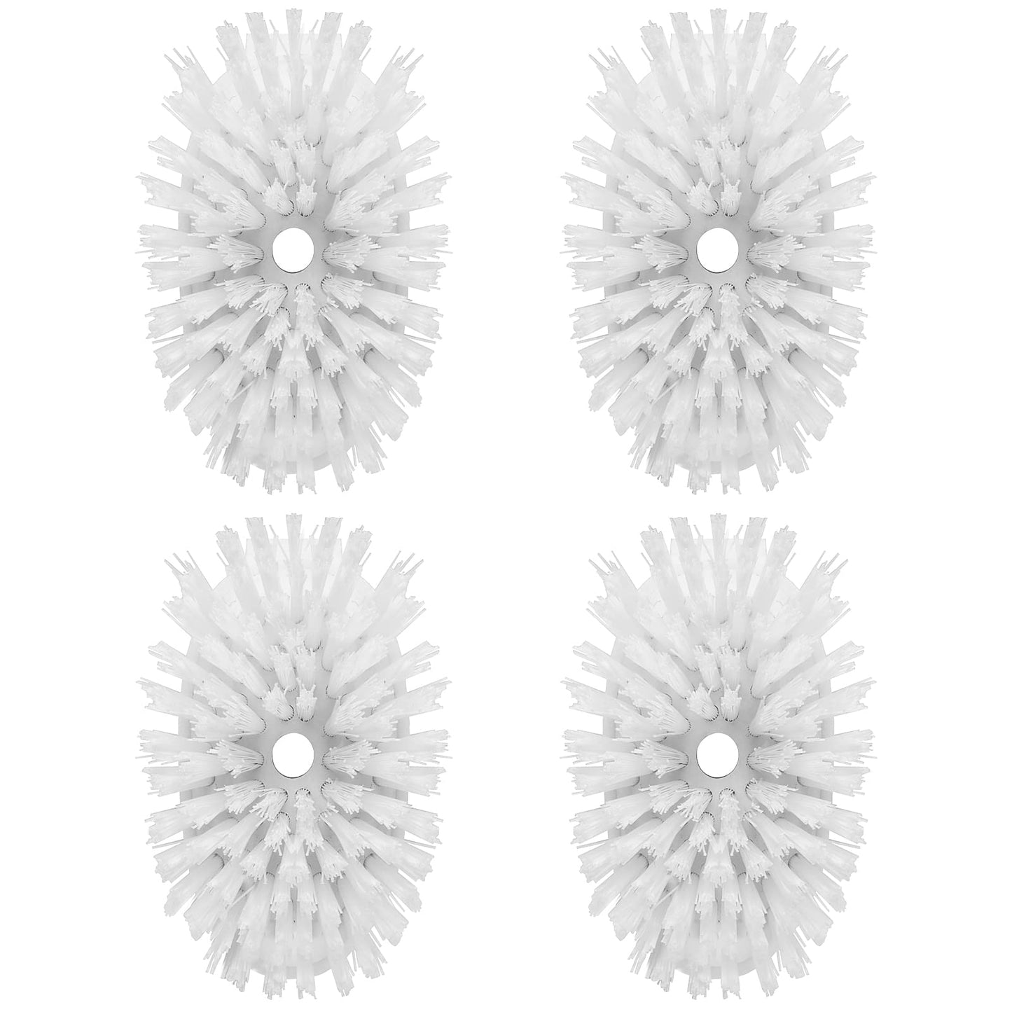 MR.SIGA Soap Dispensing Dish Brush Refills, 4 Pack