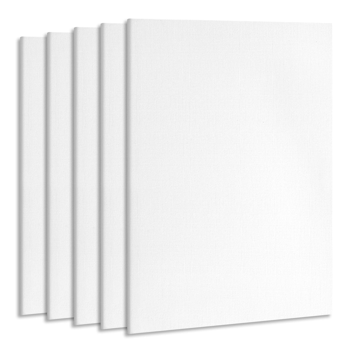 ESRICH Professional Linen Canvas for Painting, 5 Pack Linen Flat Canvas Panels 11x14 Primed Acid Free Blank Canvas Boards for Painting for Artists, Painters