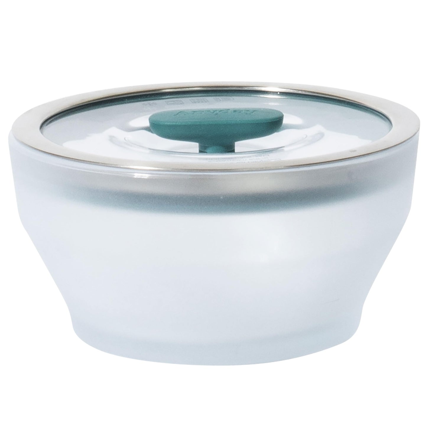 Anyday 4-Cup Microwave Cookware & Glass Container with Glass Lid, Plastic-Free Deep Food Storage | Stackable Airtight Steamer with Vented Lid for Microwave-Safe Reheating, Steaming Vegetables & Rice