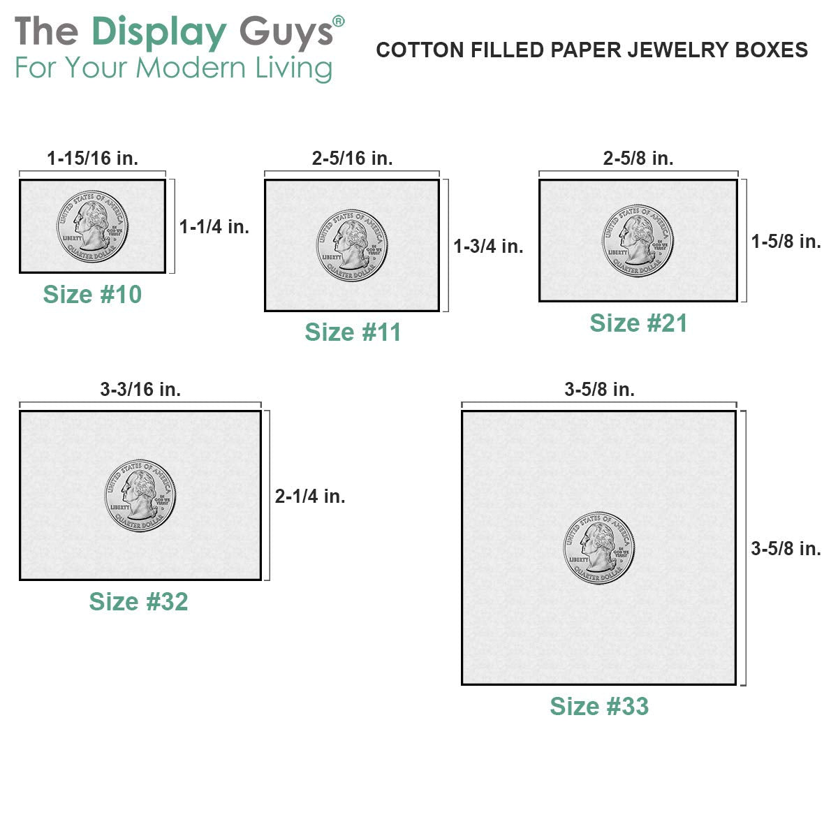 TheDisplayGuys - 25-Pack #65 Cotton Filled Cardboard Paper Jewelry Boxes Gift Case - Pastel Pink (6.2" x 5.2" x 1.1") - for Shipping or Storage